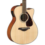 Yamaha FSX800C Dreadnought Acoustic Guitar with Solid Spruce Top in Natural
