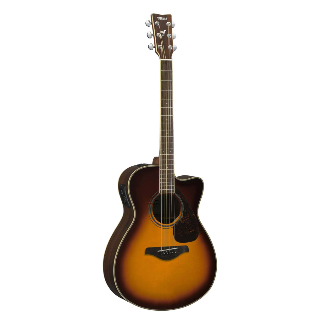 Yamaha FSX830C Dreadnought Acoustic Guitar with Solid Spruce Top in Brown S