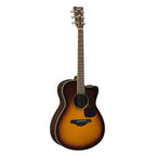 Yamaha FSX830C Dreadnought Acoustic Guitar with Solid Spruce Top in Brown S